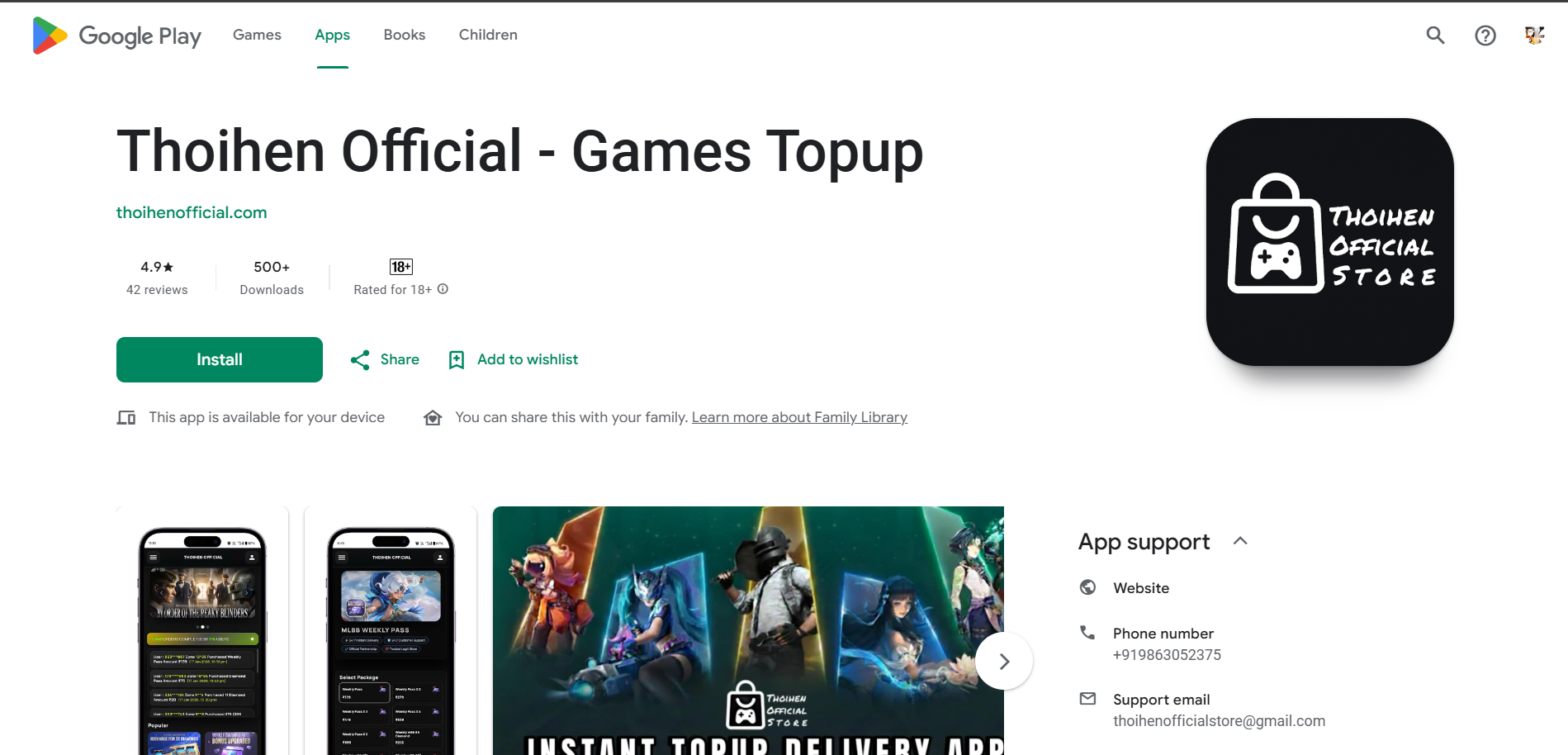 API-Driven TopUp Service Application